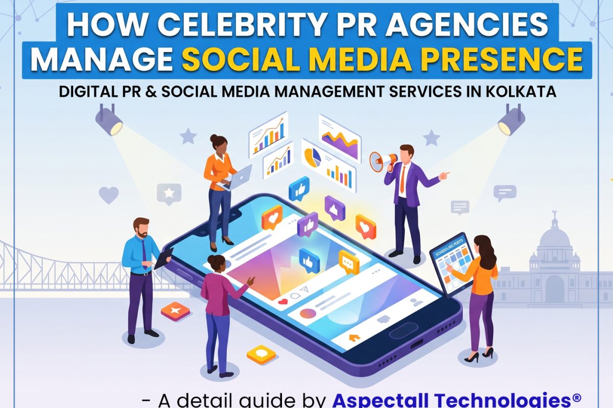 "How Celebrity PR Agencies Manage Social Media Presence: Digital PR & Social Media Management Services in Kolkata" - A detail guide by Aspectall Technologies®