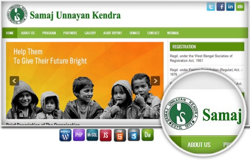 Website for NGO