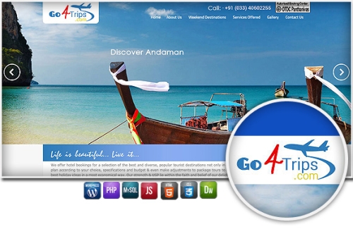 Travel & tourism website